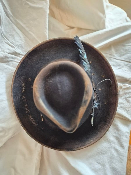 Howl at the Moon - Distressed Crushable Fedora