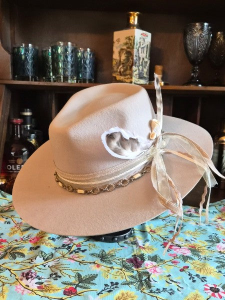 I Do - Off White Wool Fedora