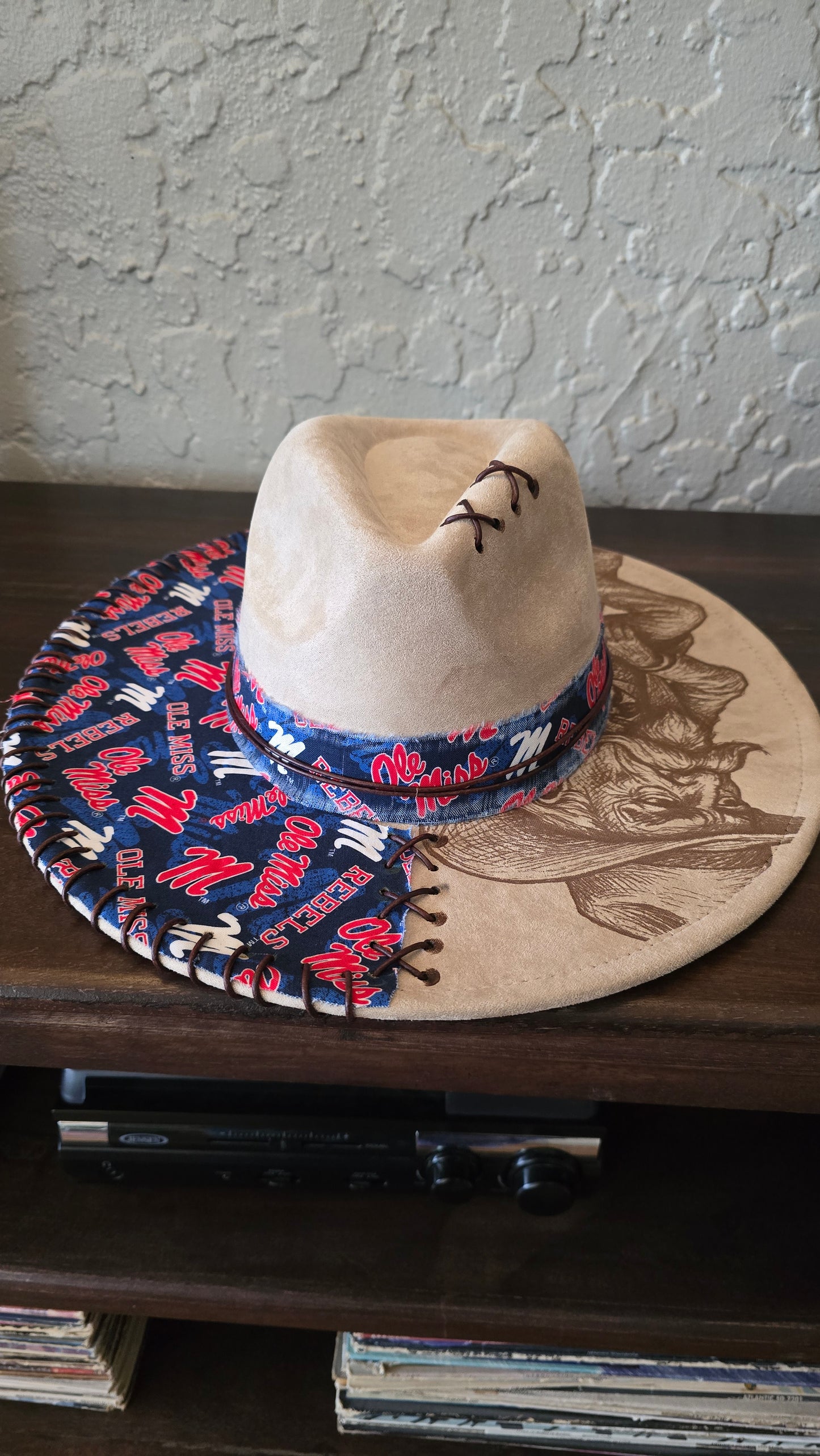 Southern Gent Colonel Reb Style Ole Miss Gameday Hat