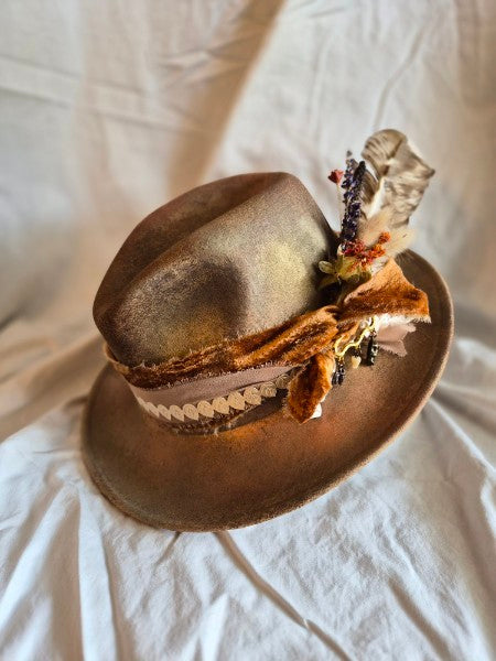 Take My Breath Away - Metallic Wool Fedora