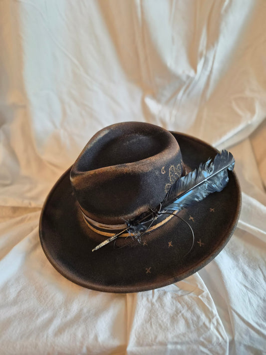 Howl at the Moon - Distressed Crushable Fedora