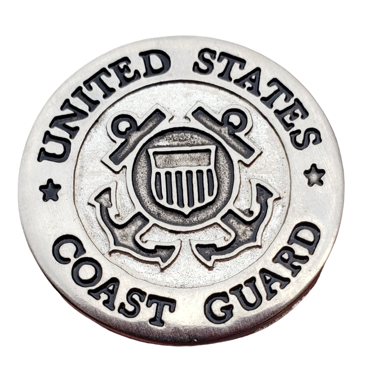 COAST GUARD HEROES BLACK SHANTUNG STRAW
