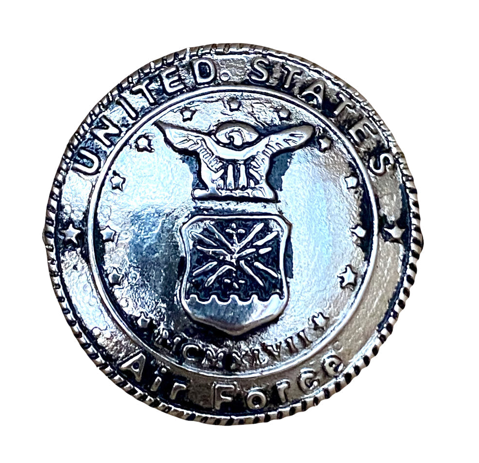 AIR FORCE HEROES BLACK SHANTUNG STRAW 213