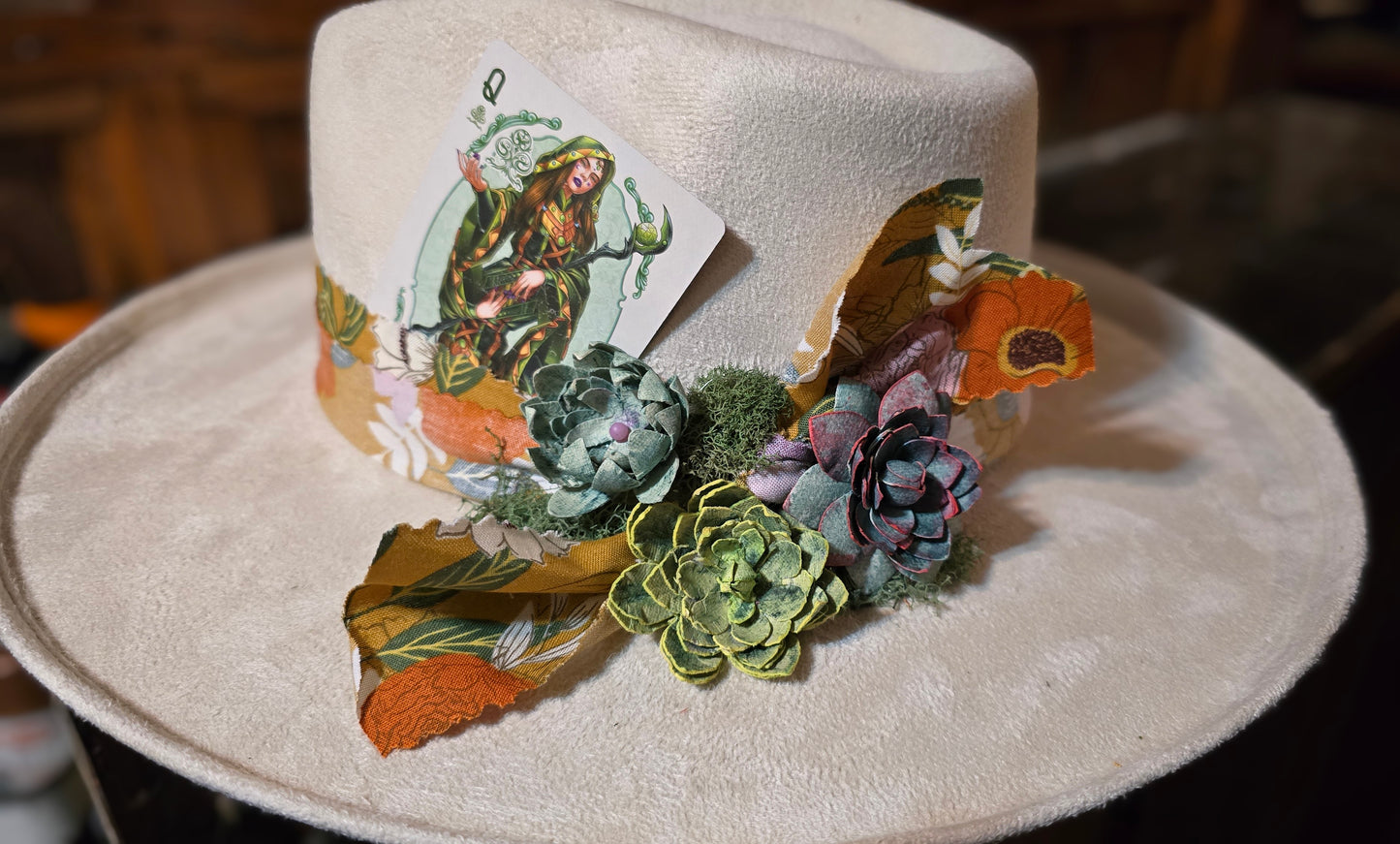 Yes, Queen Faux Suede Boho Rancher Hat