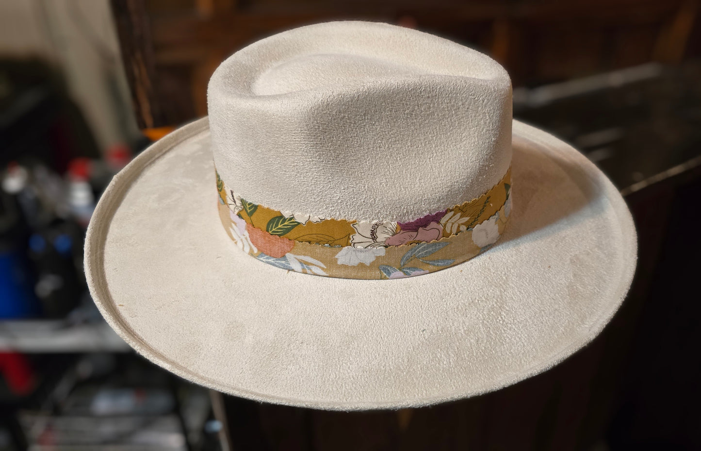 Yes, Queen Faux Suede Boho Rancher Hat